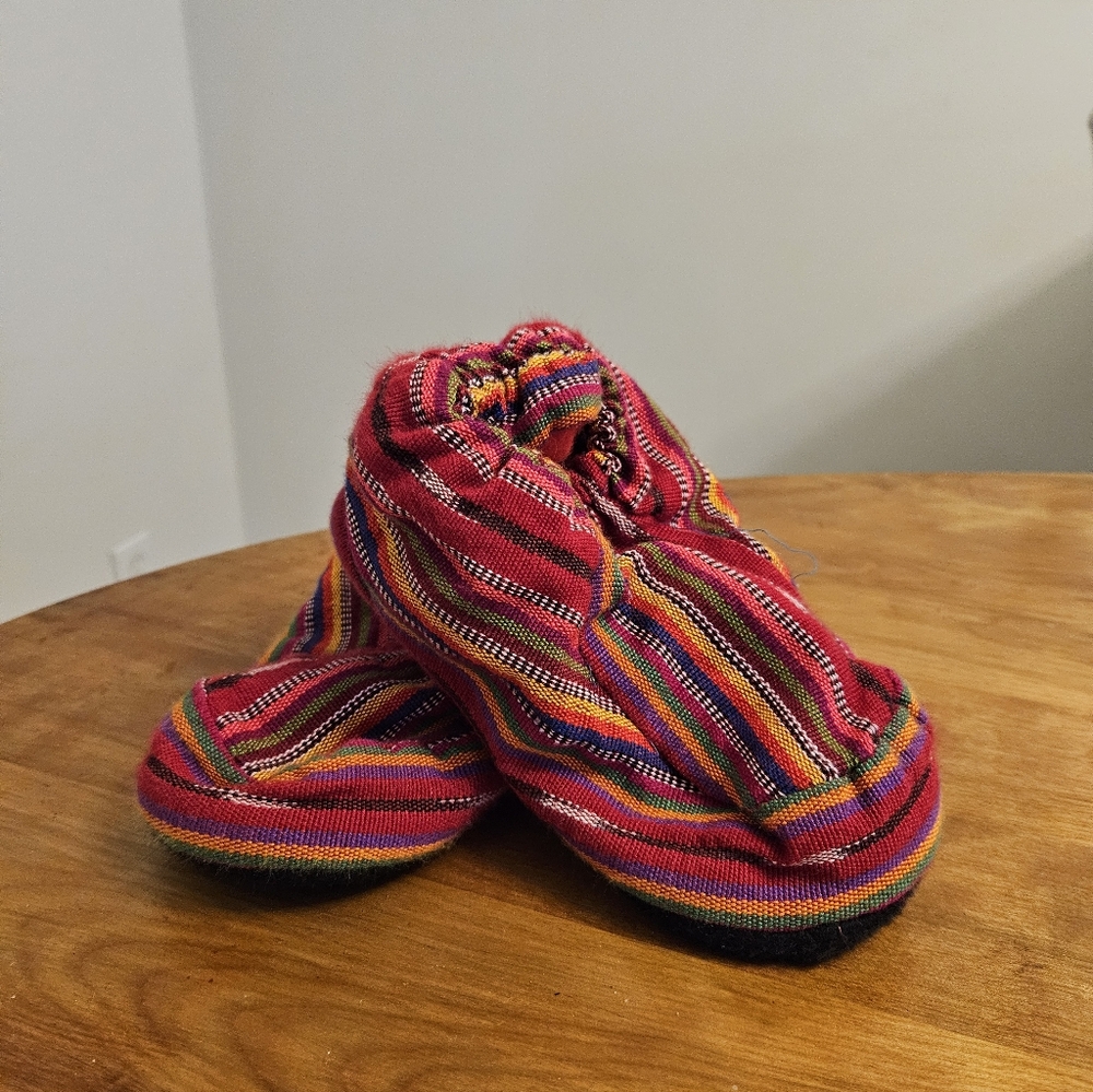 Colorful Handwoven Guatemalan Slippers